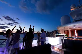 A Mamma Mia party while cruising the Greek Islands? Why not!