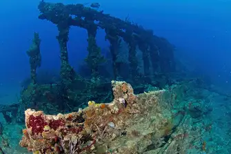 RMS Rhone sits on the sea bed, where she sank in 1867