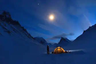 Embrace your inner camper and pitch up a tent under the starry sky