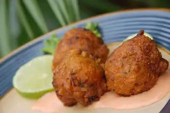 Conch fritters are a local delicacy
