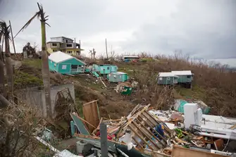 Caribbean islands like St John in the USVI were devastated by two hurricanes in September 2017