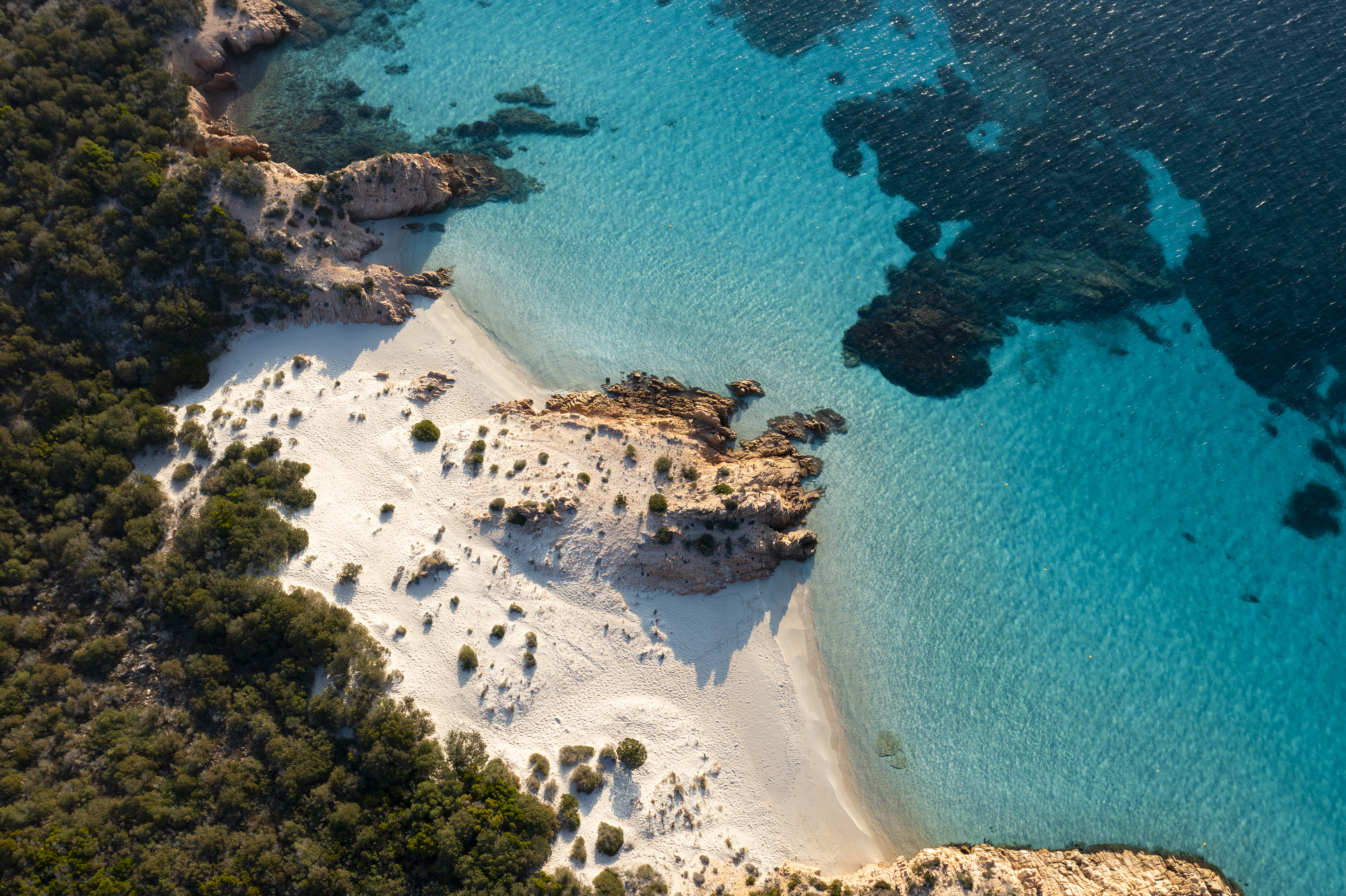 Sardinia secluded anchorage