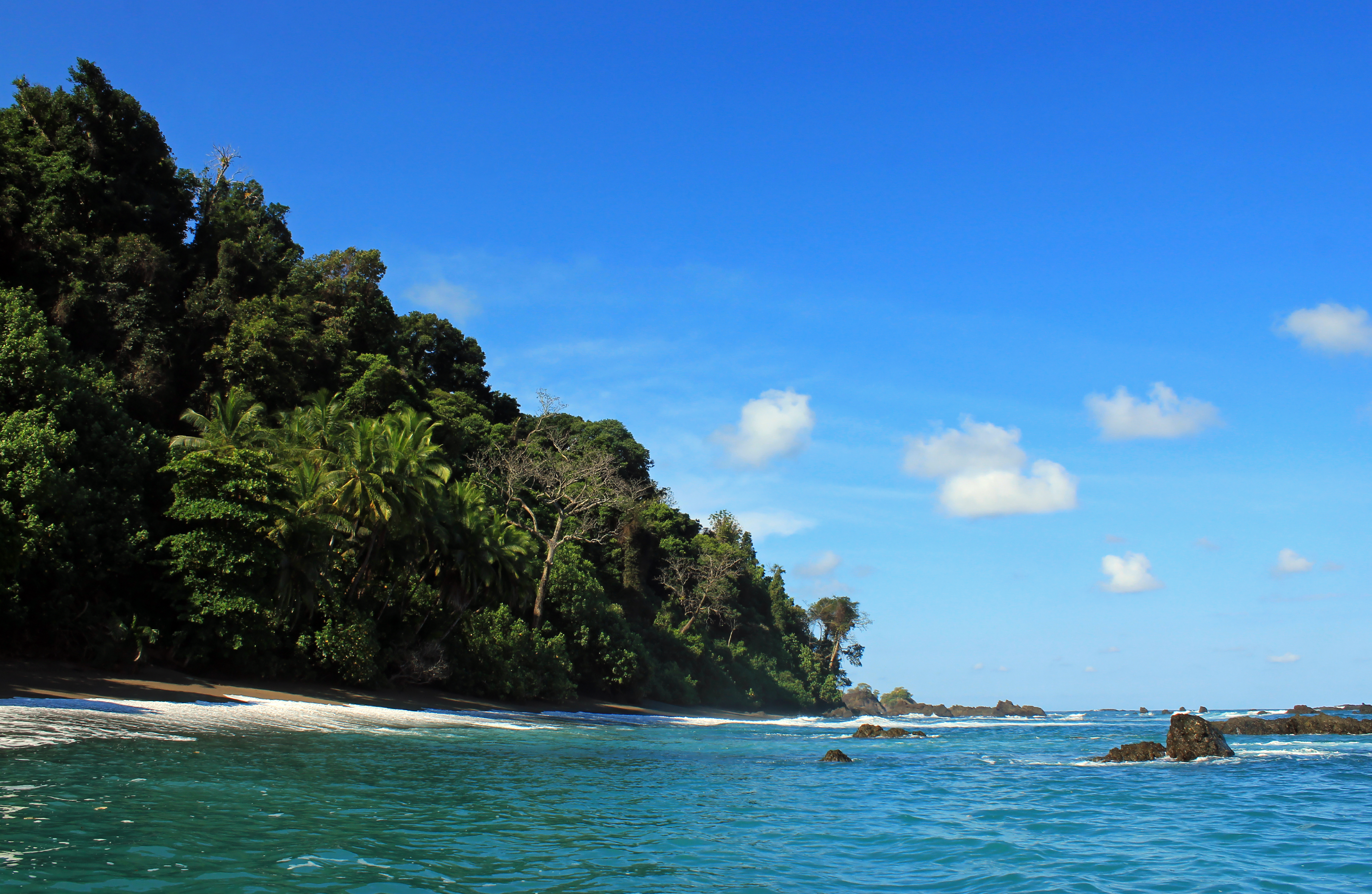 Shore of Cano Island, Osa Peninsula, Costa Rica