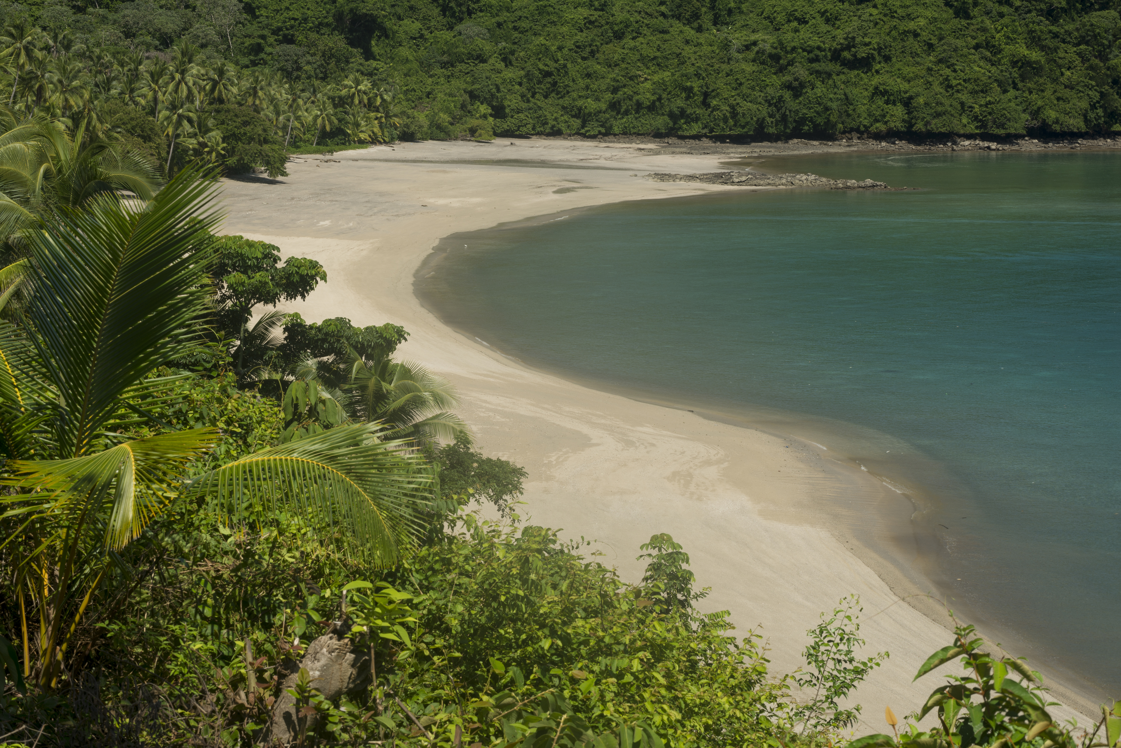 Beach at Las Perlas archipelago