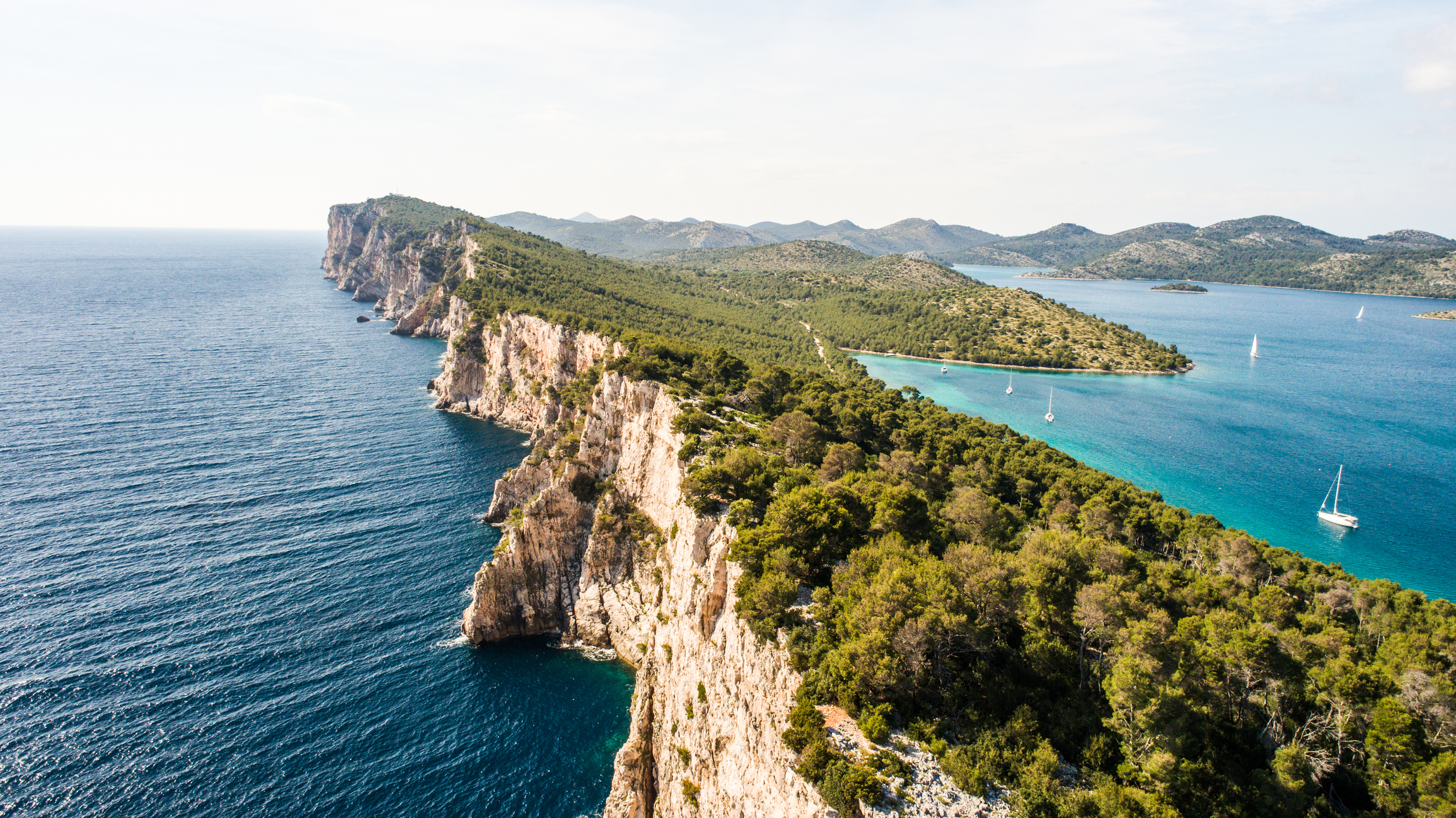Hidden anchorages and national parks