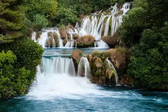 As well as photogenic waterfalls, Krka's National Park is a vital habitat for several species of eagles, ospreys and falcons