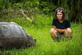 The transfixing power of the unique wildlife here, like the giant Galapagos tortoise, is awe inspiring