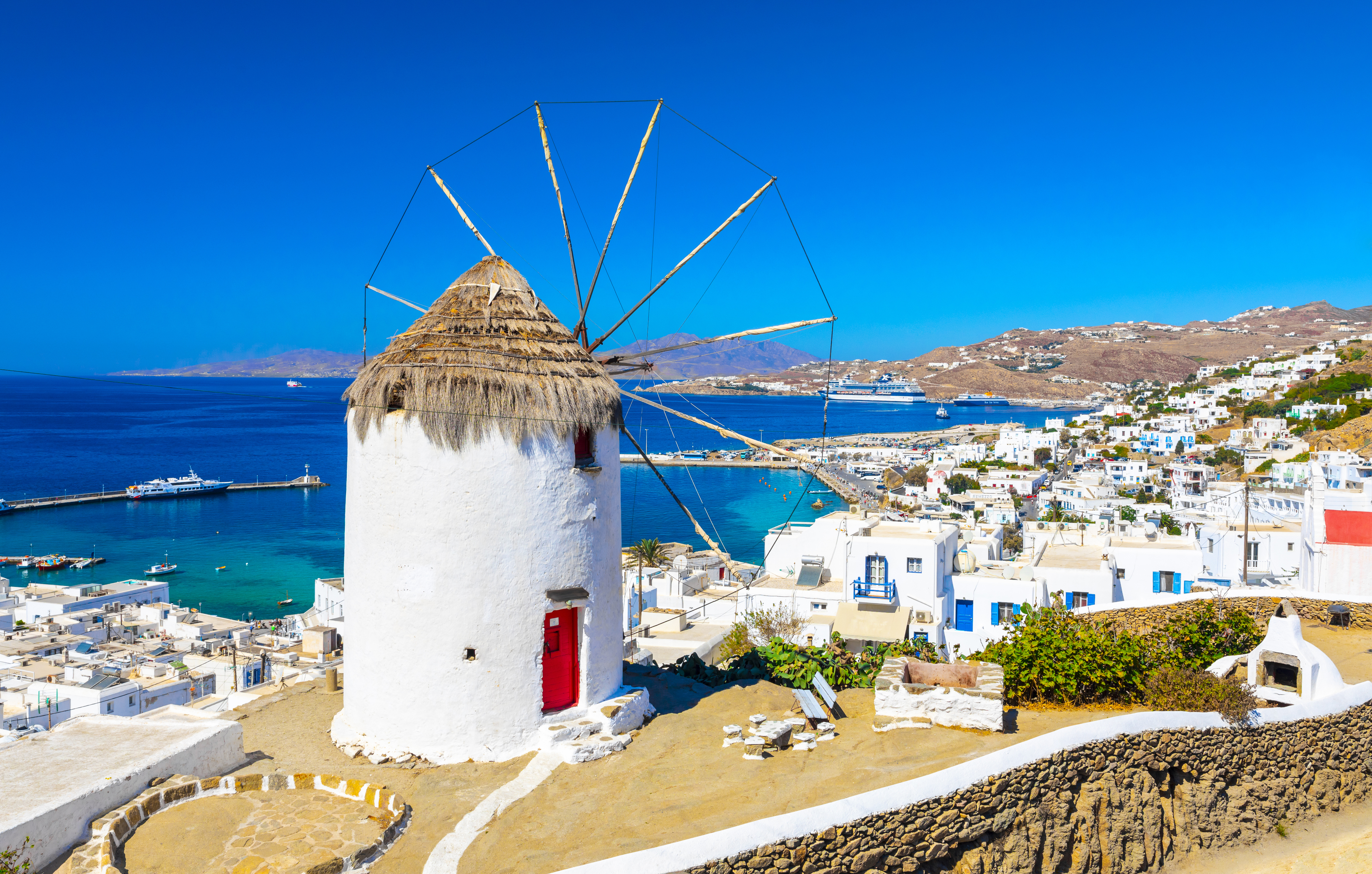 Mykonos windmill, Greece
