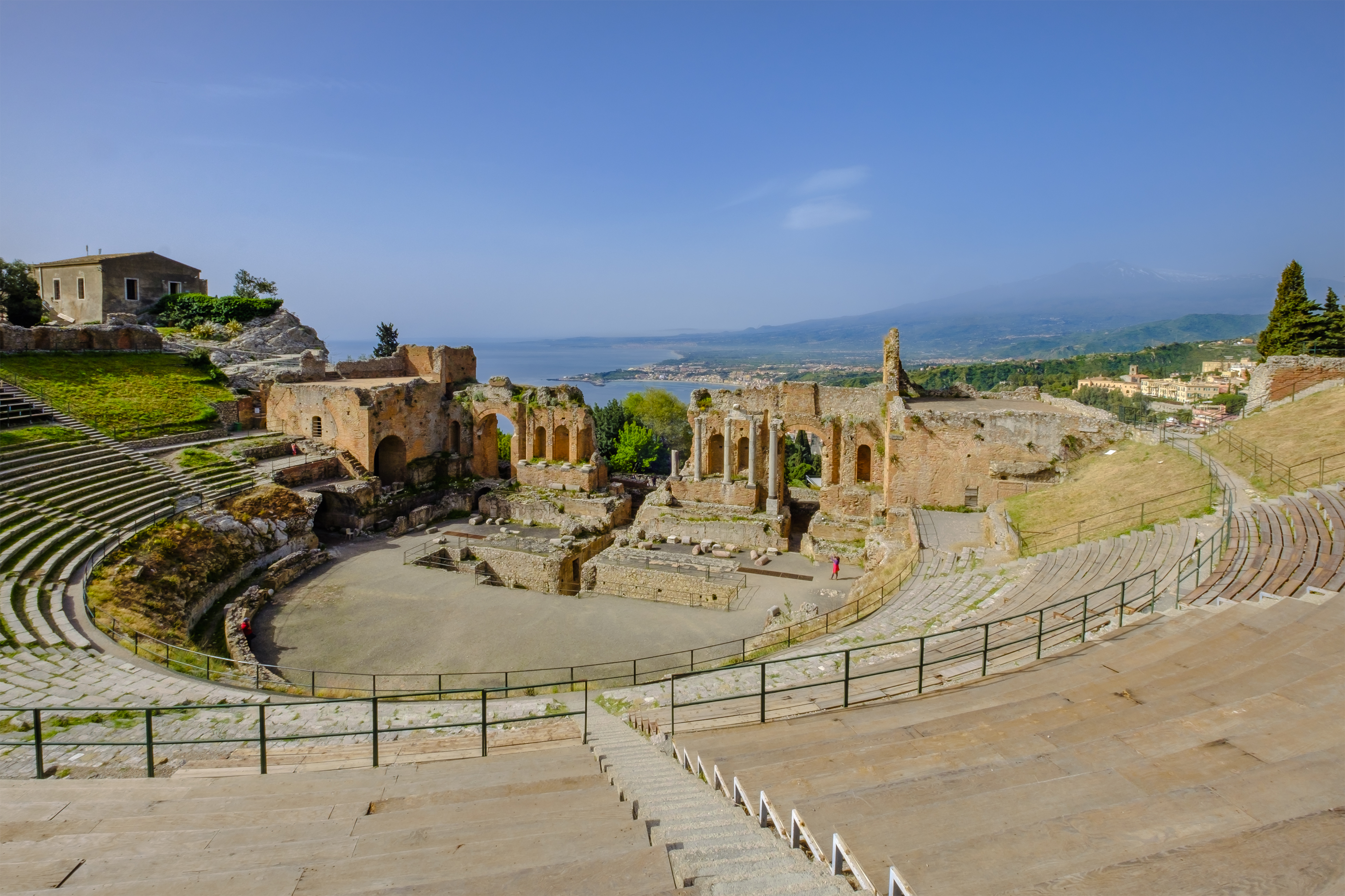 Ancient theatre Taormina Sicily