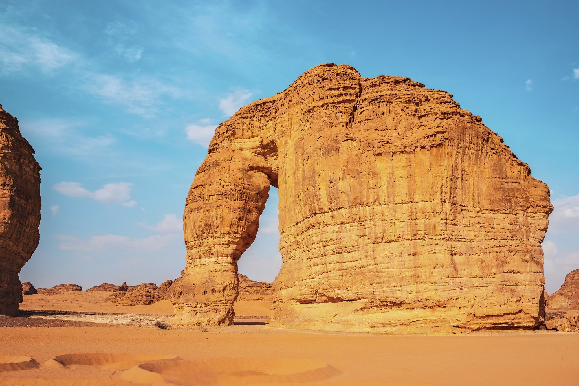 Take a trip to the Elephant Rock at Al Ula&nbsp;