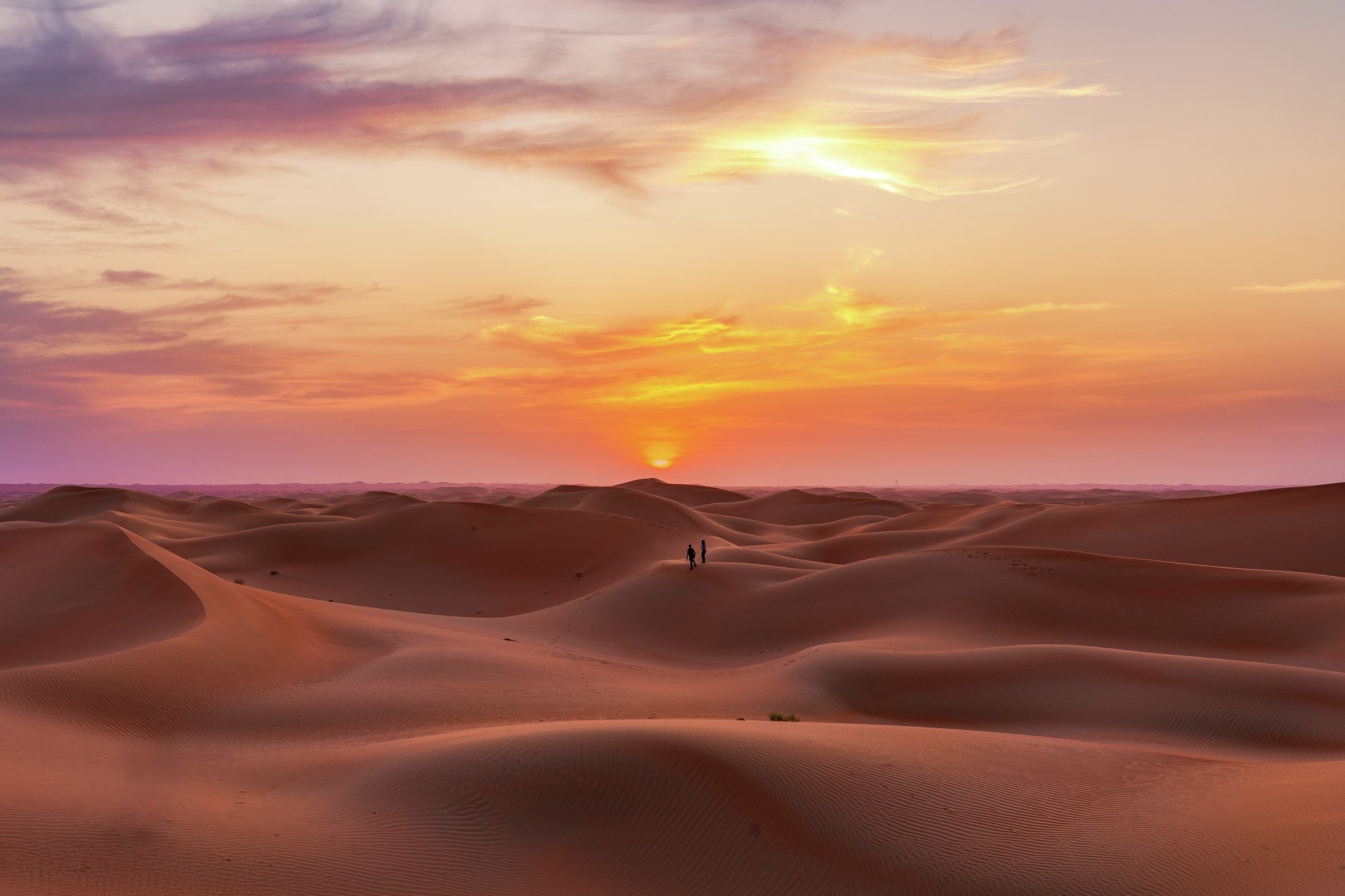 Walk the sand dunes of the Empty Quarter desert&nbsp;