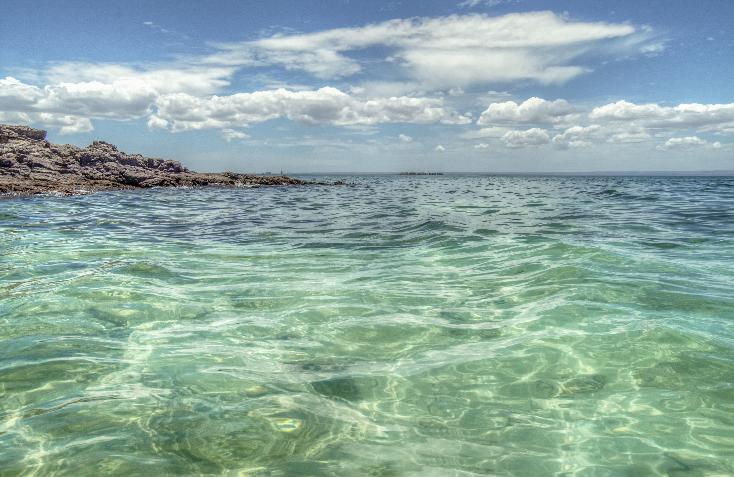 Crystal clear water