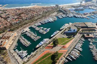 Marina Port Vell, the backdrop for the Barcelona International Boat Show