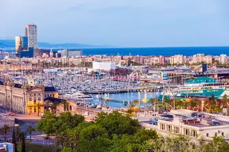Come for the boats but don't forget to explore into the beautiful city of Barcelona