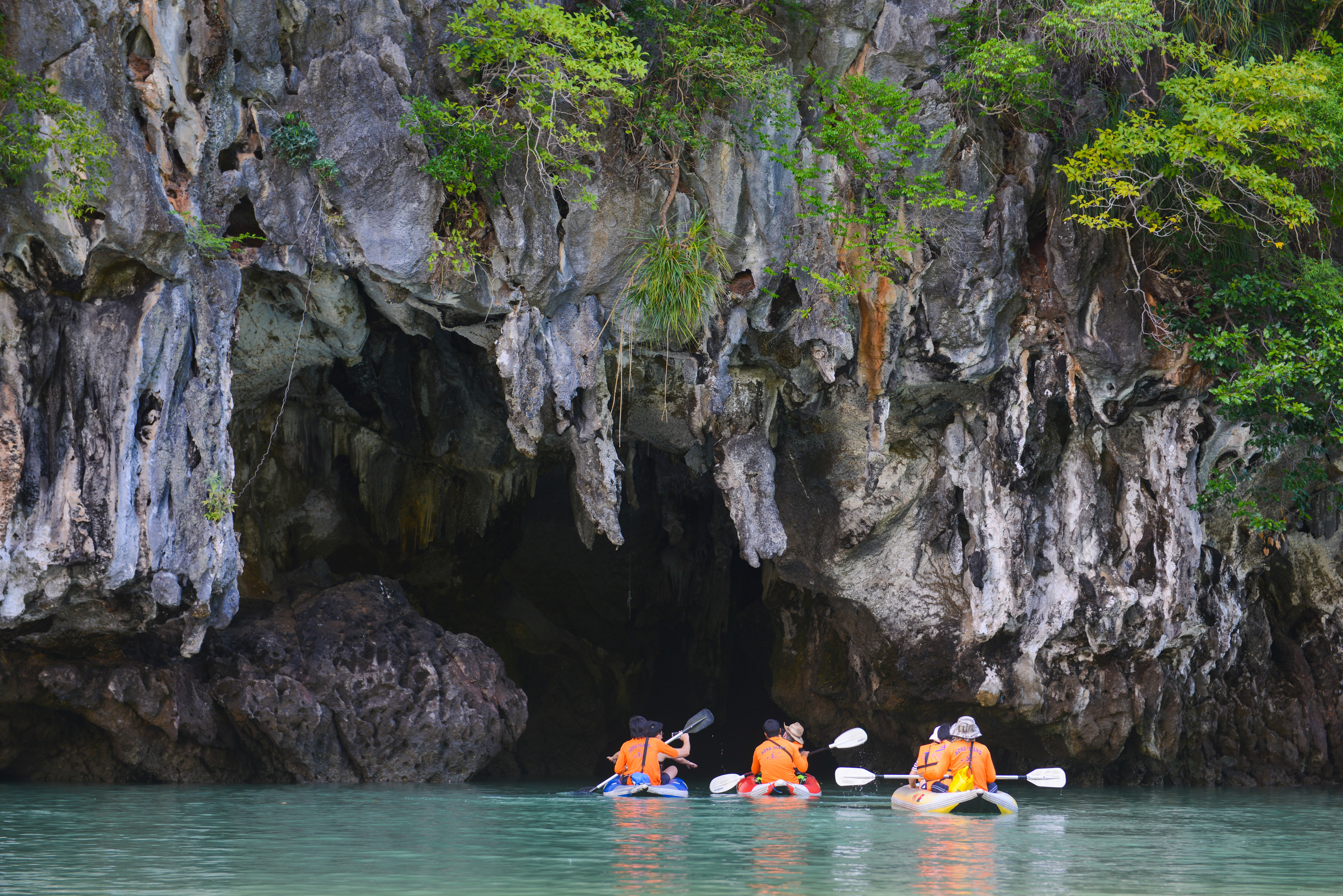 Phang Nga caves kayaking Thailand