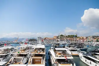 The Cannes Yachting Festival straddles the Vieux Port and Port Pierre Canto