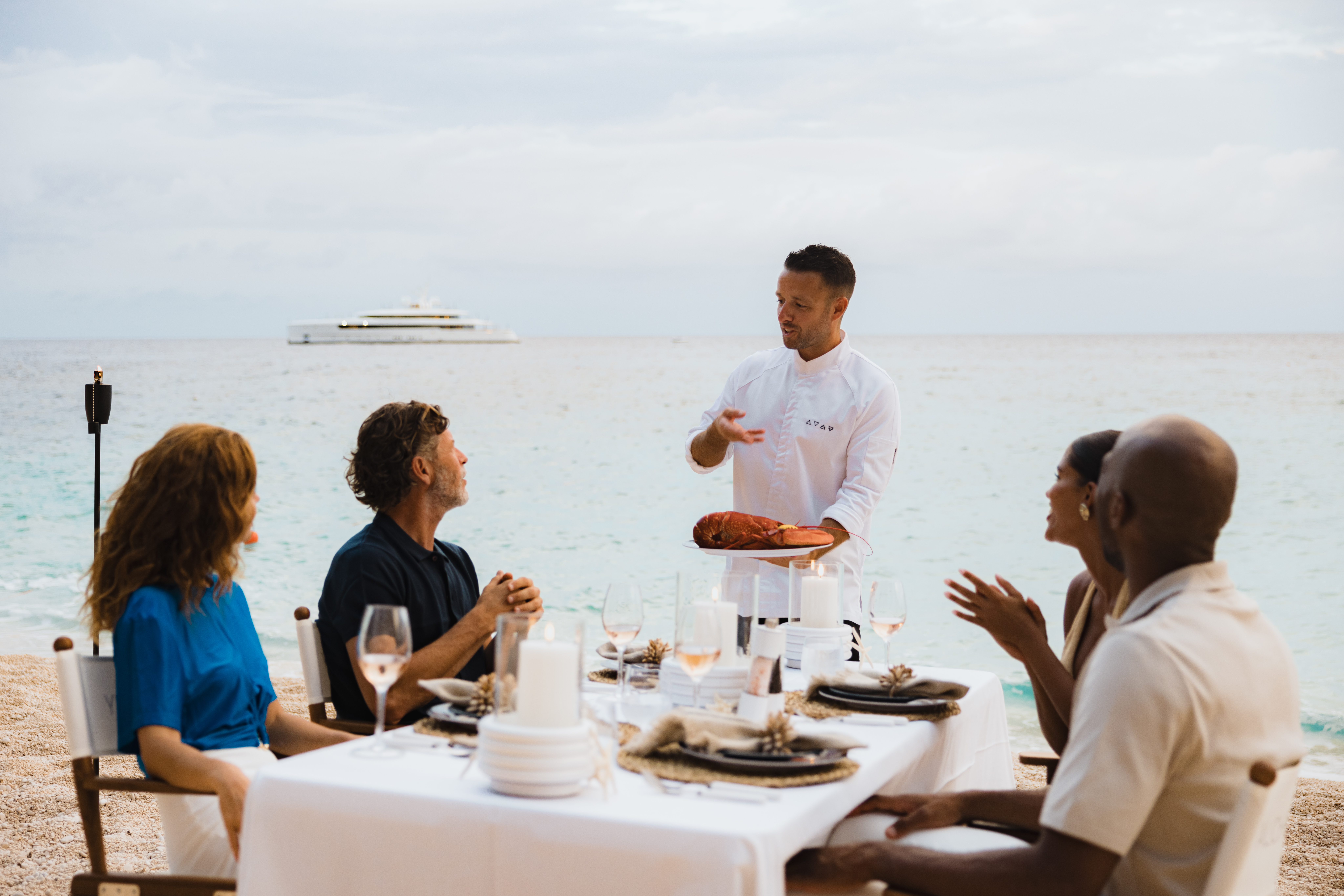 ALCHEMY yacht beach BBQ