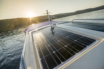 Incorporate solar panels into your yacht's design to produce electricity 