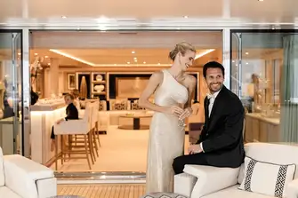 Take the superyachting lifestyle to the next level with a black tie themed dinner party