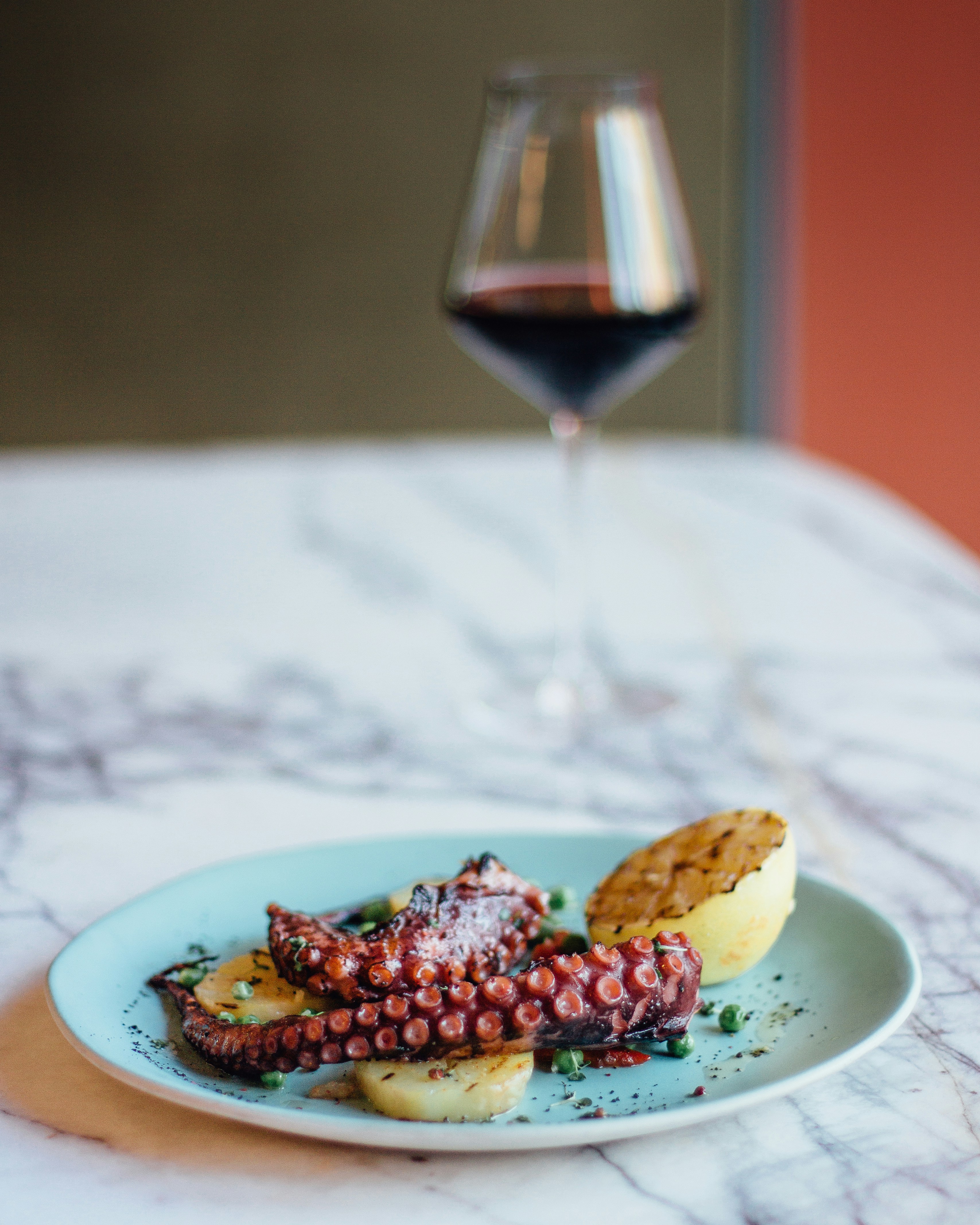 Grilled octopus