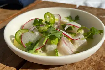 Sea bass ceviche is one of hundreds of dishes that celebrate Croatia's seafood riches
