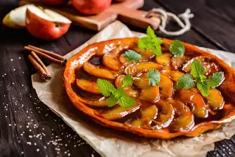 A traditional French apple tarte tatin is always a winner with GLADIATOR guests