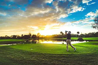 A sunset round in Florida, what could be better?