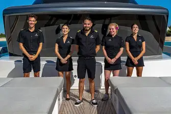 A smaller yacht needs a smaller crew, reducing costs further