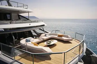 A sun lounge with uninterrupted views of your anchorage