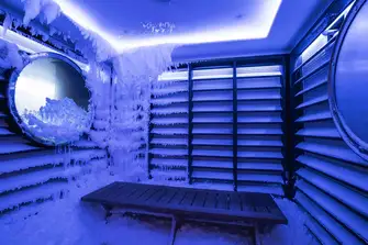 ‘Having a hammam and snow room is unique to FAITH, to take your senses deeper and release mind and body,' says Erika