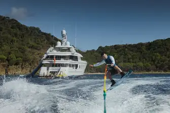 Get your freak on! High octane watersports are part of the fun