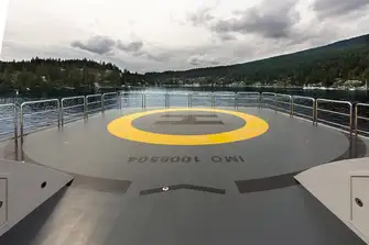 There is a helipad for access in remote locations