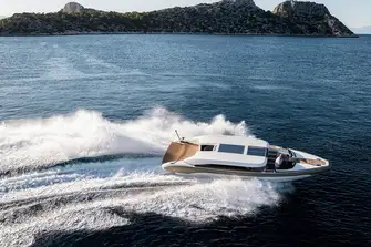 Her Onda limo tenders will get you ashore sheltered from the sun and spray