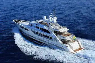 As a busy charter yacht, she's been kept in excellent working order and frequently refreshed
