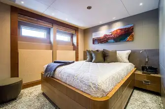 One of four lower deck guest suites
