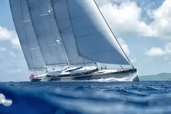 Exhilarating speeds of up to 22 knots are achieved effortlessly by this Royal Huisman flyer