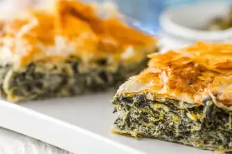 Greek pie is a popular street food