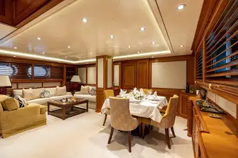 Just as stylish below decks, this yacht ticks all the boxes