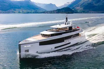 Next, the 33.9m (111.2ft) Feadship Lagoon Cruiser MOON SAND TOO, which was asking EUR 15,950,000, closed with the Burgess in Asia team representing the seller