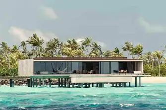One of 90 one-to-three bed beach and pool villas