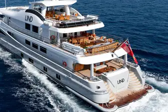 She has considerable outside guest space, a key factor in her success as a charter yacht