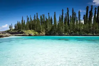 The azure waters of Iles des Pins, New Caledonia