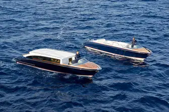Two custom 10.5m Hodgdon tenders, limo and sport