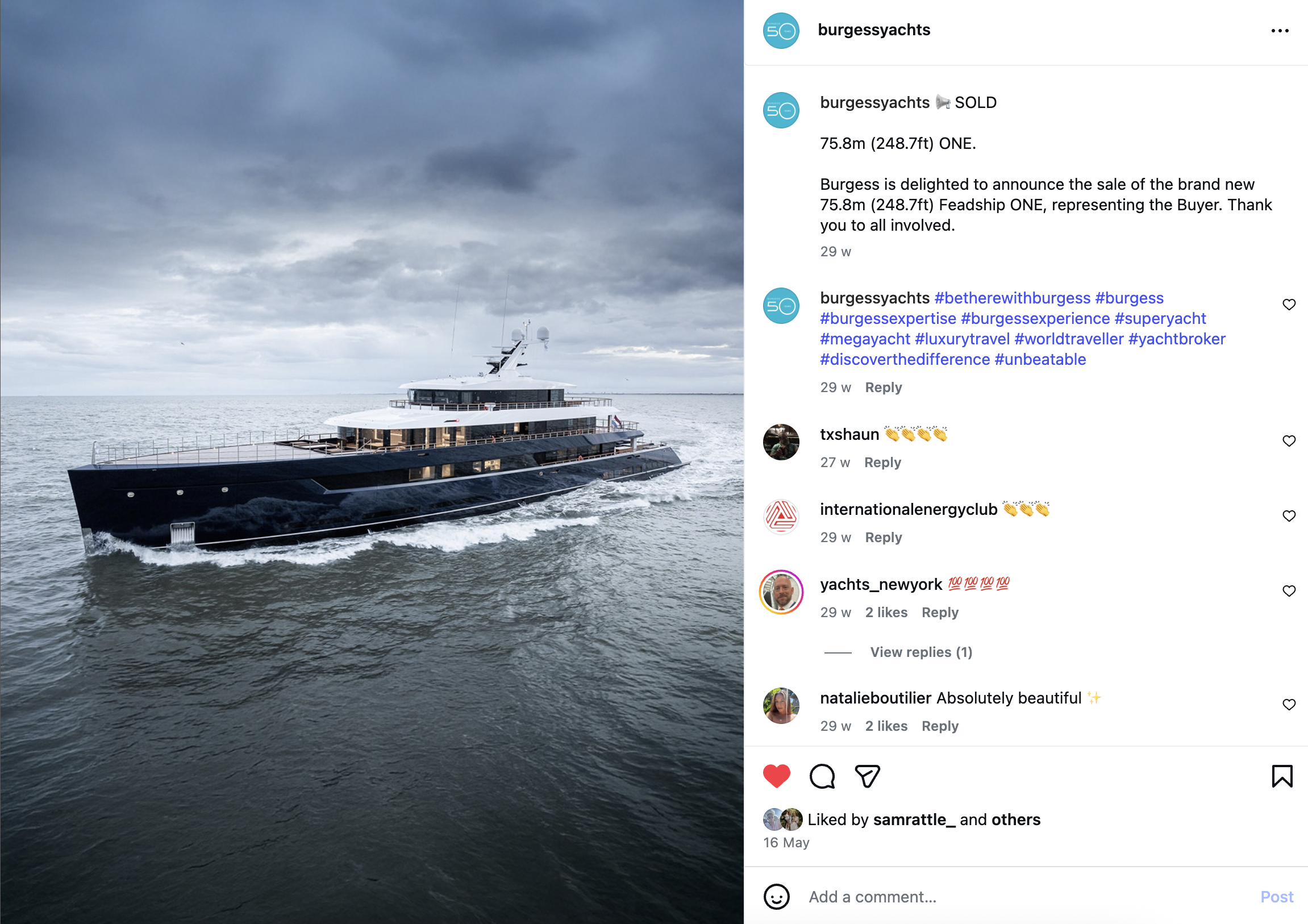 Feadship ONE Burgess