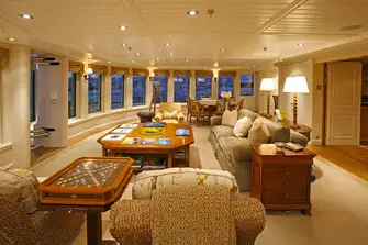 Boat deck observation lounge
