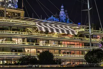 Architect Lord Foster designed Monaco's famous yacht club