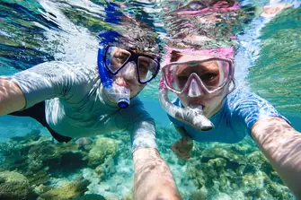 Take a snokelling safari with one of the crew to discover a whole new underwater world