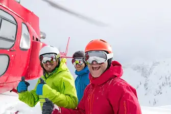 Heli-ski from your yacht in colder climates