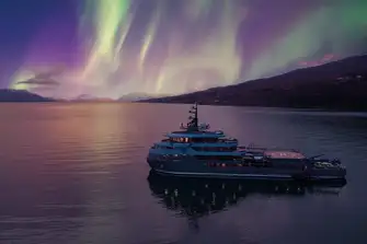An explorer yacht is equipped to take you to wild destinations