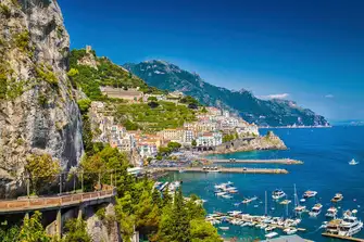 Once a major port, Amalfi is now a fishing village